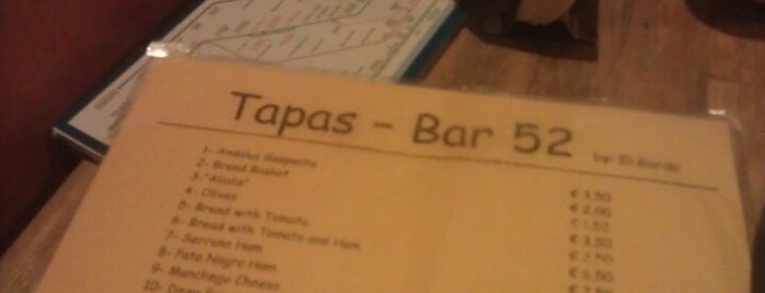 Tapas 52 is one of Rota das Tapas.