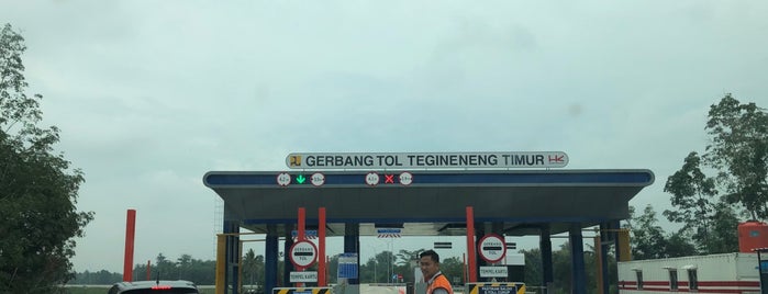 Gerbang Tol Tegineneng Timur is one of Gerbang Tol Lampung.