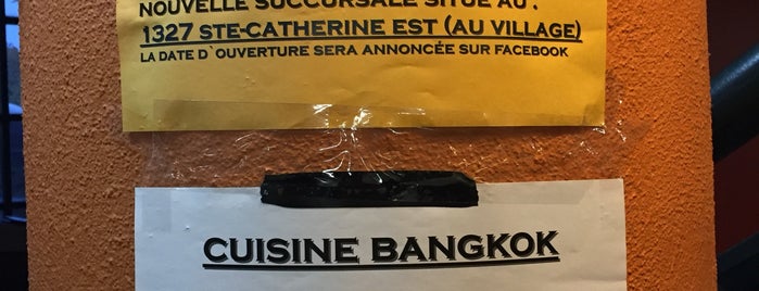 Cuisine Bangkok is one of Montreal.