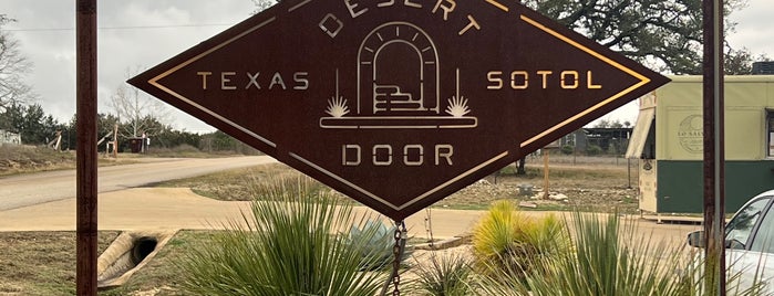 Desert Door is one of Austin.