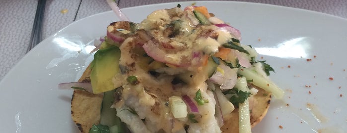 Ceviches is one of Mariscos.