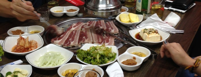 Red Pig Korean Restaurant (빨간돼지 한국식당) is one of Restaurants to check out.