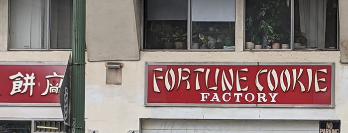 Fortune Cookie Factory is one of San Francisco.