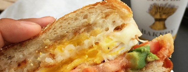Model Bakery is one of 40 Cure-All Breakfast Sandwiches.