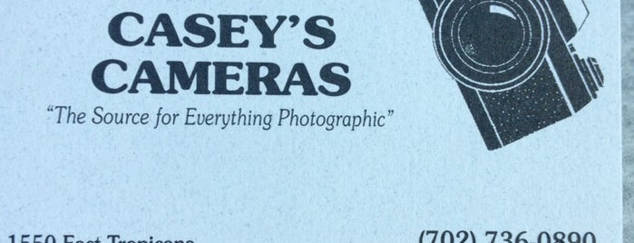 Casey's Cameras is one of Vegas.