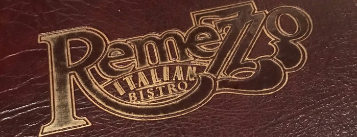 Remezzo Italian Bistro is one of Tempat yang Disukai Kristen.