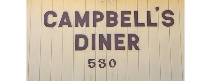 Campbell's Diner is one of NC Diners, Drive-ins & Dives.
