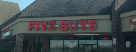 Five Guys is one of Tempat yang Disukai Clementine.