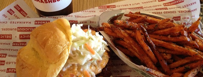 Smashburger is one of Travel for work.