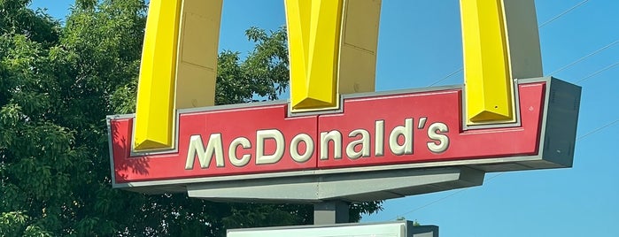 McDonald's is one of Places to go.