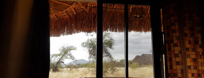 Samburu Sopa Lodge is one of Dormir Kenya.