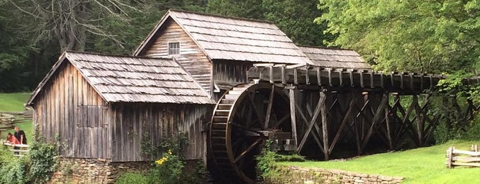 Mabry Mill is one of Blue Ridge Parkway.