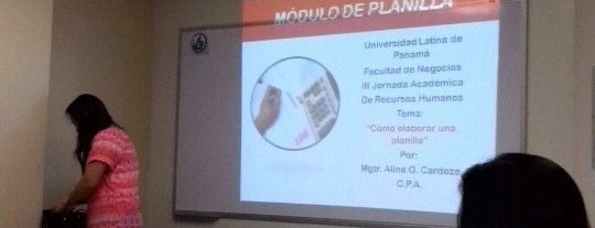 Universidad Latina (Facultad De Negocios, piso 5to) is one of Importantes.