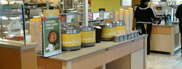 Au Bon Pain is one of My favorites for Coffee Shops.