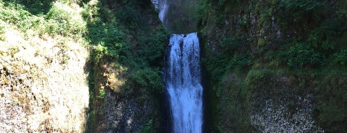 Multnomah Falls is one of Portland OR.