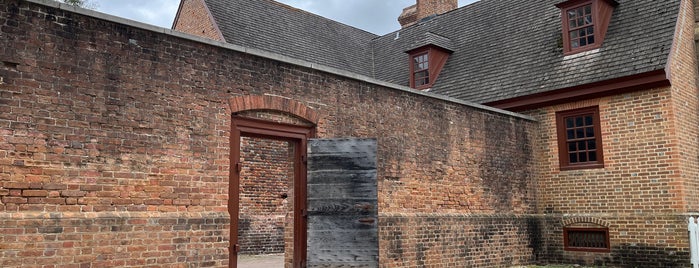 Public Gaol At Colonial Williamsburg is one of Things I plan to do in Williamsburg.