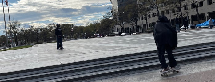 Freedom Plaza is one of Get in Shape, GIRL!.