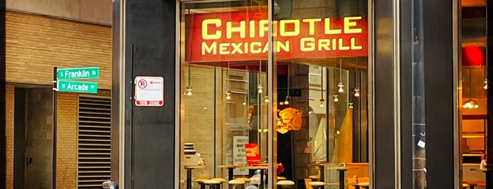Chipotle Mexican Grill is one of foods by work..