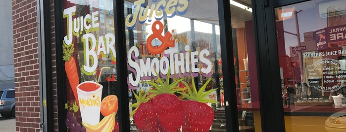 MUNCHIES JUICE BAR is one of Lugares favoritos de Samuel.