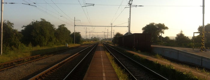 Železničná stanica Sliač-kúpele is one of Trať ŽSR-170.