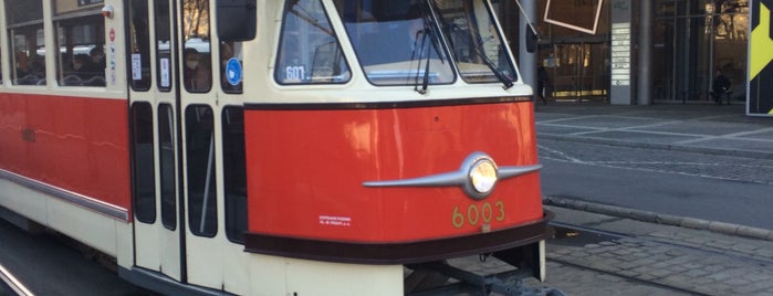 Moráň (tram) is one of Tramvajové zastávky v Praze.