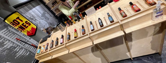 Hot Sauce Tasting Bar is one of To Try Out.