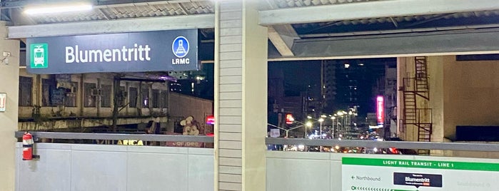 LRT1 - Blumentritt Station is one of LRT 1 Stations.