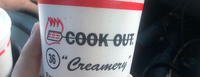 Cook Out is one of my stuff.