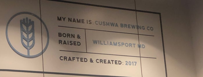 Cushwa Brewing Company is one of DC Places I Want To Try.