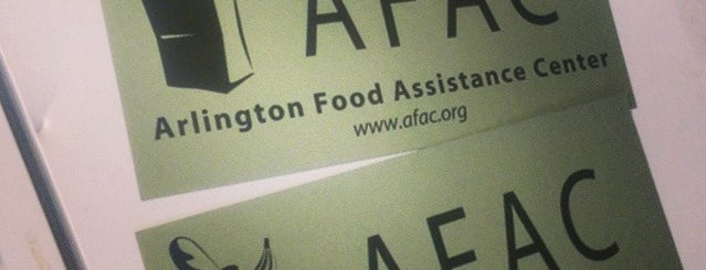 Arlington Food Assistance Center (AFAC) is one of Terri'nin Beğendiği Mekanlar.