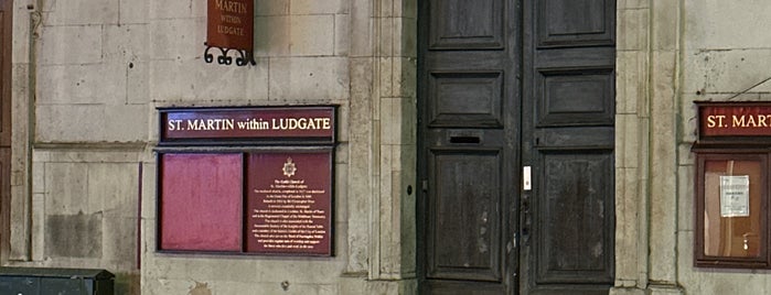 St. Martin-within-Ludgate is one of London City Churches.