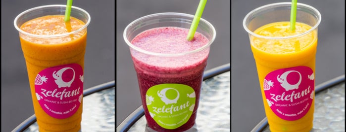 zelefant - organic & sushi bistro is one of Budapest's top lemonade and smoothie places.