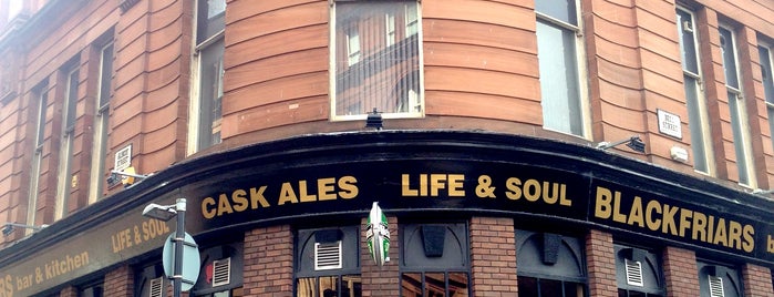 Blackfriars is one of Glasgow's Best for Beer.