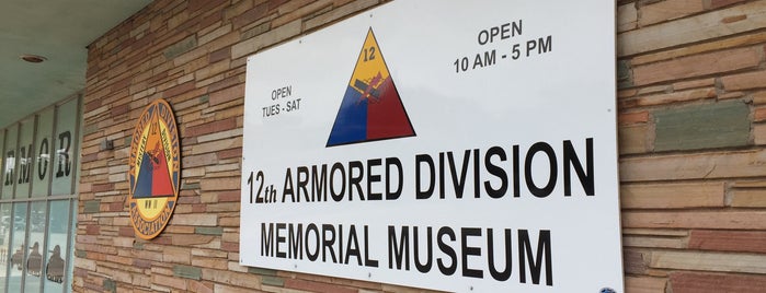 The 12th Armored Museum is one of Taylor County.
