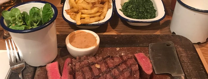 Flat Iron is one of London Eats.