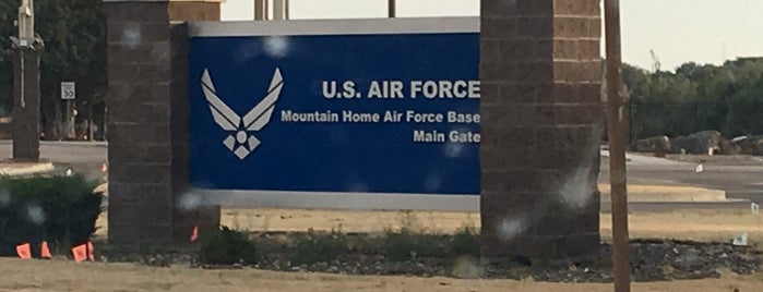 Mountain Home AFB is one of places frequent.