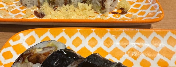 Aburi Sushi & Sake Bar is one of Orte, die Justin gefallen.