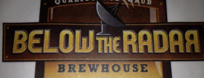 Below the Radar is one of place to try beer.