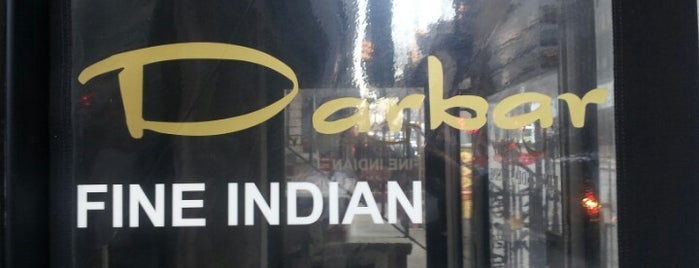 Darbar Fine Indian Cuisine is one of Locais salvos de Dan.