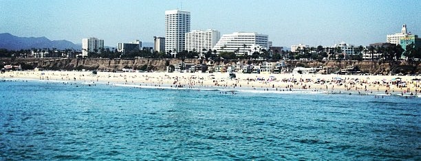 Santa Monica State Beach is one of LA.