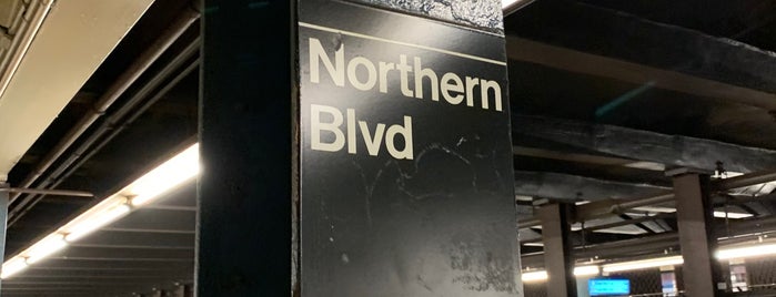 MTA Subway - Northern Blvd (M/R) is one of NYC Subways N/R/Q.