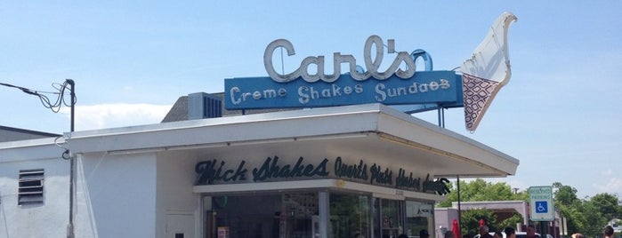 Carl's Ice Cream is one of Best Places for Ice Cream in Fredericksburg.