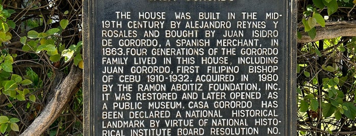 Casa Gorordo is one of Cebu Attractions.