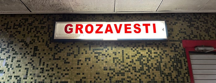 Metrou M1 Grozăvești is one of Magistrala 1.