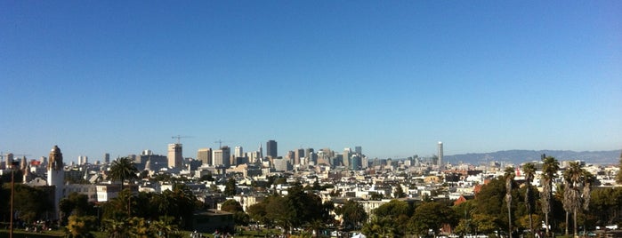 Mission Dolores Park is one of LA + SFO.