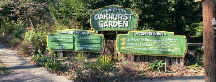Oakhurst Garden of the Wylde Center is one of ATL Favs.
