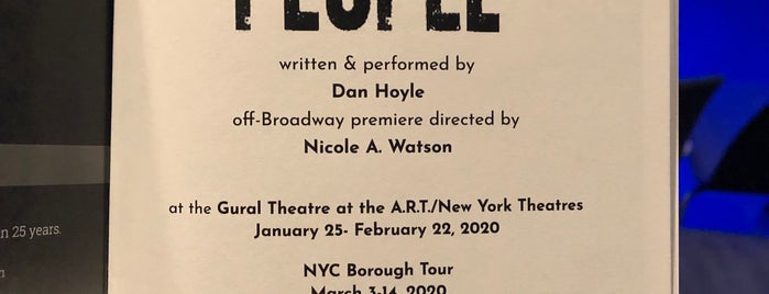 A.R.T./New York Theatre is one of David'in Beğendiği Mekanlar.