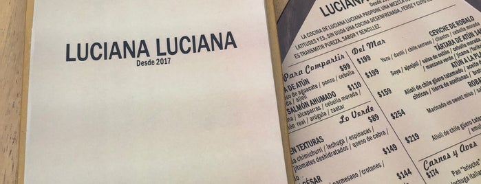 Luciana Luciana is one of desayunos.