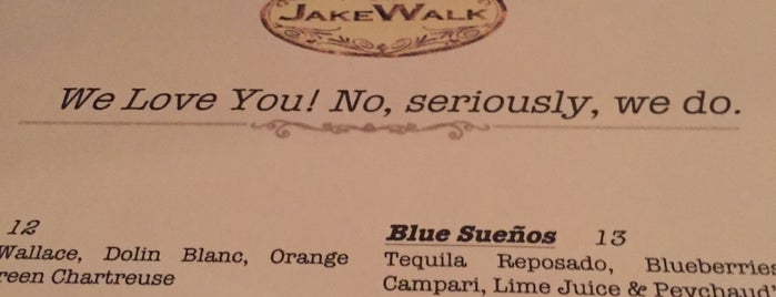 The JakeWalk is one of Neighborhood restaurants.
