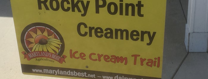 Rocky Point Creamery is one of 2015 Maryland Ice Cream Trail.